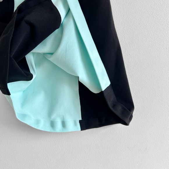 lululemon Cool Racerback Tank Top Blue Colourblock for Running Training Size 2 - Picture 8 of 9